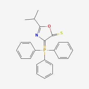 2-(Propan-2-yl)-4-(triphenylphosphonio)-1,3-oxazole-5-thiolate