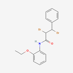 2,3-dibromo-N-(2-ethoxyphenyl)-3-phenylpropanamide