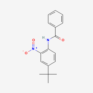 molecular formula C17H18N2O3 B11706094 N-(4-tert-Butyl-2-nitrophenyl)benzamide 