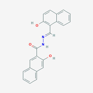 3-hydroxy-N'-[(E)-(2-hydroxynaphthalen-1-yl)methylidene]naphthalene-2-carbohydrazide