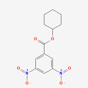 molecular formula C13H14N2O6 B11706121 Cyclohexyl 3,5-dinitrobenzoate CAS No. 1158-19-6