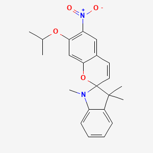 1',3',3'-Trimethyl-6-nitro-7-propan-2-yloxyspiro[chromene-2,2'-indole]