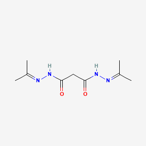 N'~1~,N'~3~-di(propan-2-ylidene)propanedihydrazide