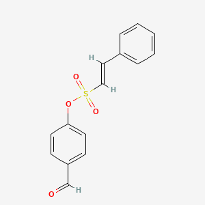 4-Formylphenyl 2-phenylethenesulfonate