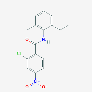 2-chloro-N-(2-ethyl-6-methylphenyl)-4-nitrobenzamide