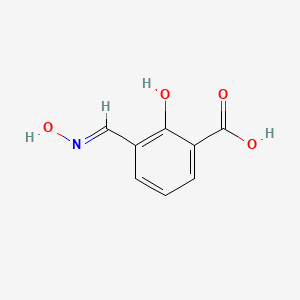 molecular formula C8H7NO4 B11706199 2-hydroxy-3-[(E)-(hydroxyimino)methyl]benzoic acid CAS No. 7383-10-0