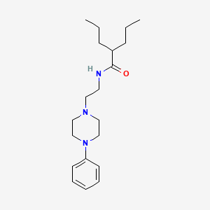 N-[2-(4-phenylpiperazin-1-yl)ethyl]-2-propylpentanamide