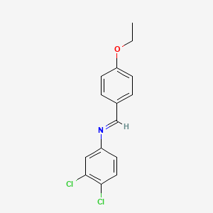 3,4-dichloro-N-[(E)-(4-ethoxyphenyl)methylidene]aniline