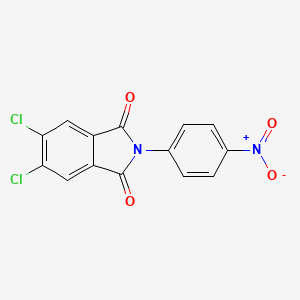 5,6-Dichloro-2-(4-nitrophenyl)isoindole-1,3-dione