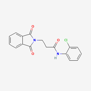 N-(2-Chloro-phenyl)-3-(1,3-dioxo-1,3-dihydro-isoindol-2-yl)-propionamide