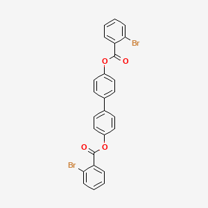 4'-[(2-Bromobenzoyl)oxy][1,1'-biphenyl]-4-yl 2-bromobenzoate