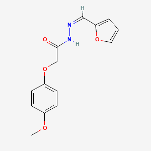 N'-[(Z)-(Furan-2-YL)methylidene]-2-(4-methoxyphenoxy)acetohydrazide