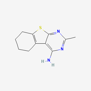 2-Methyl-5,6,7,8-tetrahydro-[1]benzothiolo[2,3-d]pyrimidin-4-amine