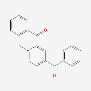 molecular formula C22H18O2 B11706465 (4,6-Dimethyl-1,3-phenylene)bis(phenylmethanone) CAS No. 57878-28-1