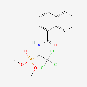 Dimethyl 2,2,2-trichloro-1-(1-naphthoylamino)ethylphosphonate