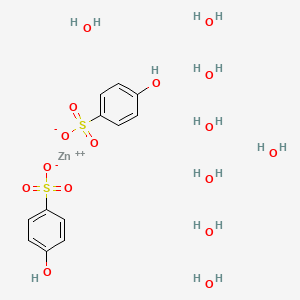 molecular formula C12H26O16S2Zn B1170651 ZINC phenolsulfonate octahydrate CAS No. 1300-55-6