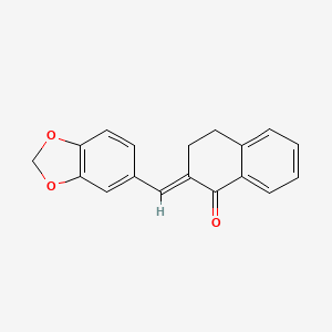 3,4-Dihydro-2-(1,3-benzodioxol-5-ylmethylene)-1(2H)-naphthalenone