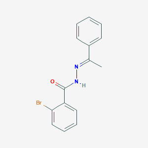 2-bromo-N'-[(1E)-1-phenylethylidene]benzohydrazide