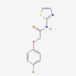 2-(4-bromophenoxy)-N-(1,3-thiazol-2-yl)acetamide