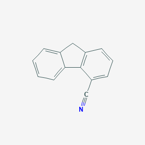 molecular formula C14H9N B117066 9H-芴-4-腈 CAS No. 141606-44-2