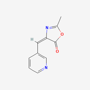 molecular formula C10H8N2O2 B11706607 (E)-2-Methyl-4-(pyridin-3-ylmethylene)oxazol-5(4H)-one 