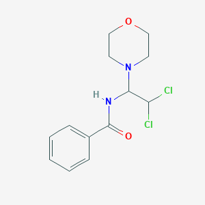 molecular formula C13H16Cl2N2O2 B11706618 N-(2,2-dichloro-1-morpholin-4-ylethyl)benzamide 