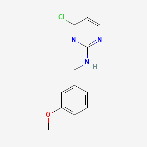 molecular formula C12H12ClN3O B1170663 4-chloro-N-(3-methoxybenzyl)-2-pyrimidinamine 