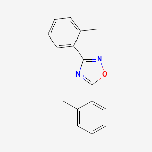 molecular formula C16H14N2O B11706633 3,5-Bis(2-methylphenyl)-1,2,4-oxadiazole 