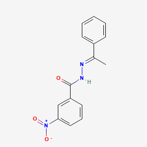 3-nitro-N'-[(1E)-1-phenylethylidene]benzohydrazide