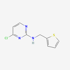 molecular formula C9H8ClN3S B1170666 4-chloro-N-(2-thienylmethyl)-2-pyrimidinamine 