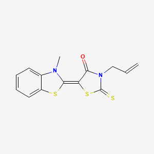 (5Z)-5-(3-methyl-1,3-benzothiazol-2(3H)-ylidene)-3-(prop-2-en-1-yl)-2-thioxo-1,3-thiazolidin-4-one