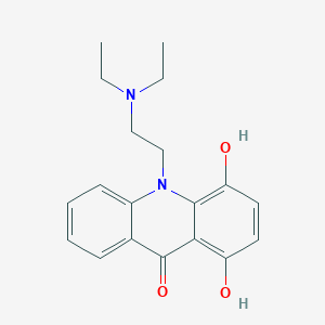 B117067 10-(2-(Diethylamino)ethyl)-1,4-dihydroxy-9(10H)-acridinone CAS No. 141992-44-1