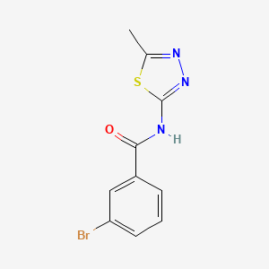 3-bromo-N-(5-methyl-1,3,4-thiadiazol-2-yl)benzamide