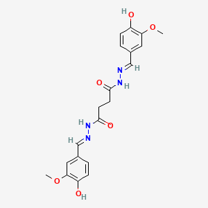 N'1,N'4-bis(4-hydroxy-3-methoxybenzylidene)succinohydrazide