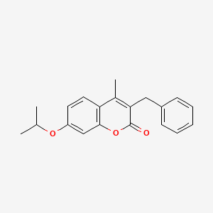 3-benzyl-4-methyl-7-(propan-2-yloxy)-2H-chromen-2-one