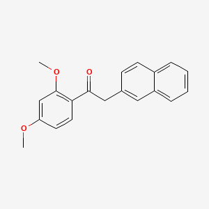 molecular formula C20H18O3 B1170676 1-(2,4-Dimethoxyphenyl)-2-(2-naphthyl)ethanone 