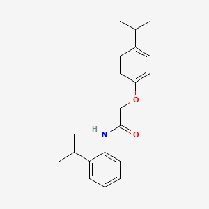 2-[4-(propan-2-yl)phenoxy]-N-[2-(propan-2-yl)phenyl]acetamide