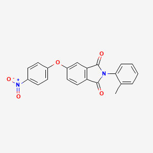 2-(2-methylphenyl)-5-(4-nitrophenoxy)-1H-isoindole-1,3(2H)-dione