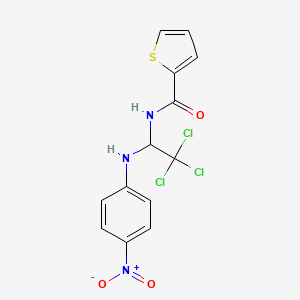 N-{2,2,2-trichloro-1-[(4-nitrophenyl)amino]ethyl}thiophene-2-carboxamide