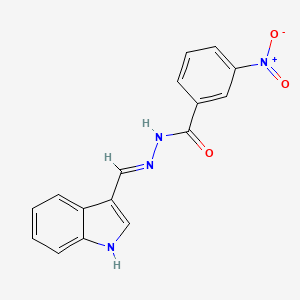 N'-(1H-indol-3-ylmethylene)-3-nitrobenzohydrazide