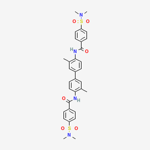 N,N'-(3,3'-dimethyl-[1,1'-biphenyl]-4,4'-diyl)bis(4-(N,N-dimethylsulfamoyl)benzamide)