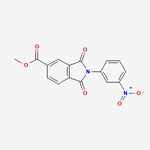 methyl 2-(3-nitrophenyl)-1,3-dioxo-2,3-dihydro-1H-isoindole-5-carboxylate