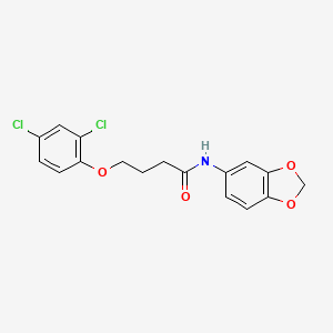 N-(1,3-benzodioxol-5-yl)-4-(2,4-dichlorophenoxy)butanamide