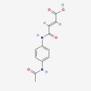 molecular formula C12H12N2O4 B11706955 4-((4-Acetamidophenyl)amino)-4-oxobut-2-enoicacid 