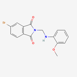 5-bromo-2-{[(2-methoxyphenyl)amino]methyl}-1H-isoindole-1,3(2H)-dione