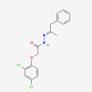 2-(2,4-dichlorophenoxy)-N'-[(2E)-1-phenylpropan-2-ylidene]acetohydrazide