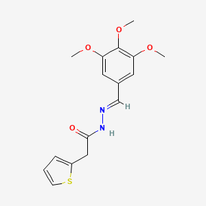 2-(2-Thienyl)-N'-(3,4,5-trimethoxybenzylidene)acetohydrazide