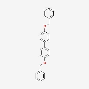 molecular formula C26H22O2 B11707025 4,4'-Bis(benzyloxy)-1,1'-biphenyl 