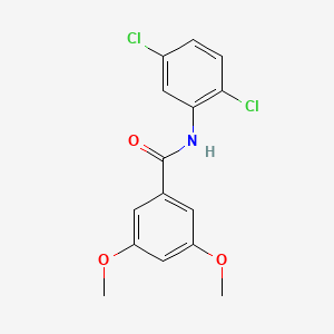 molecular formula C15H13Cl2NO3 B11707213 N-(2,5-dichlorophenyl)-3,5-dimethoxybenzamide 