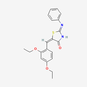 5-(2,4-Diethoxybenzylidene)-2-(phenylimino)-1,3-thiazolidin-4-one